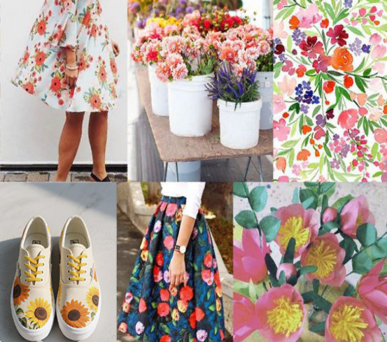 Colorful patterns for sublimation transfer