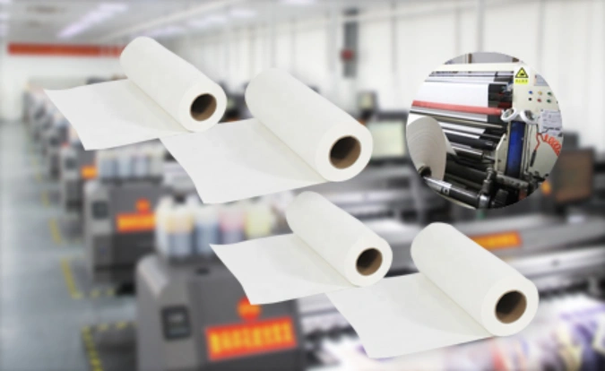 Рулоны бумаги сублимации в промышленной текстильной печати