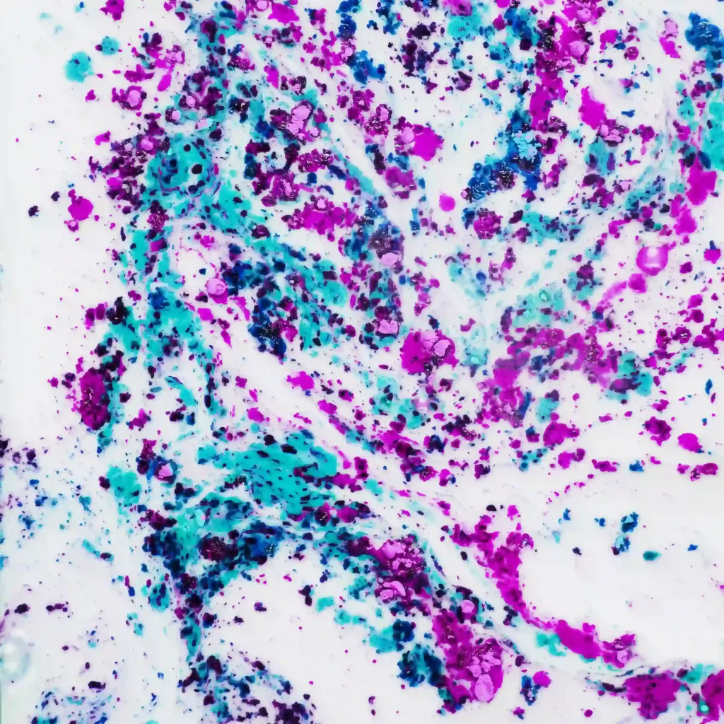 จานสีที่สดใสของหมึกระเหิดในการกระจาย