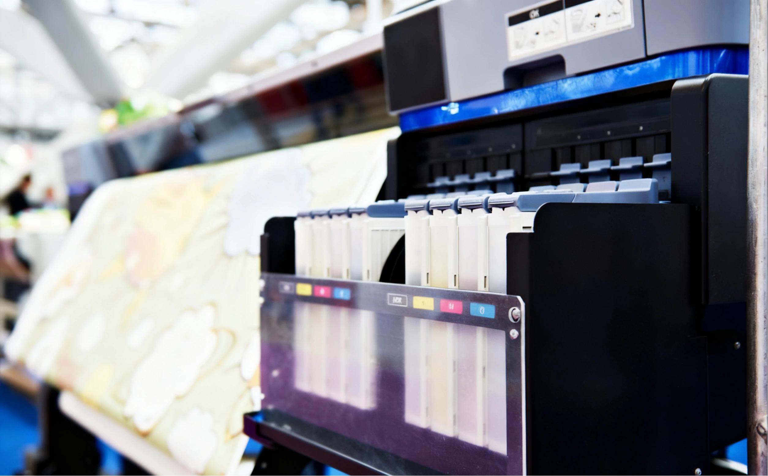 Сублимационный принтер в использовании