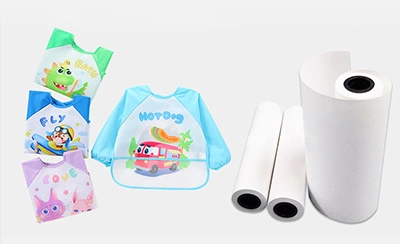 Sublimation Paper Rolls for Custom Printed Children's Aprons in Textile Printing