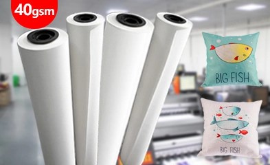 Changfa Digital 40gsm sublimation paper is famous for its long-lasting color hold feature;