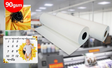 90 gsm fast-dry sublimation paper