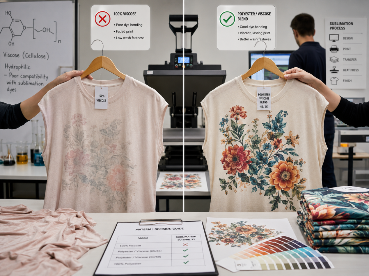 Can You Sublimate on Viscose Truth, Limits & Best Alternatives