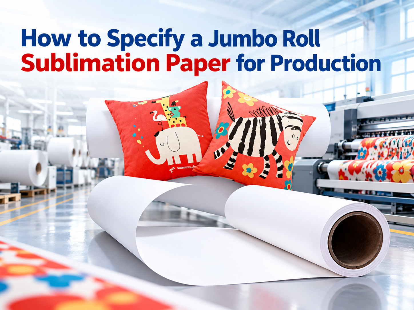 How to Specify a Jumbo Roll Sublimation Paper for Production