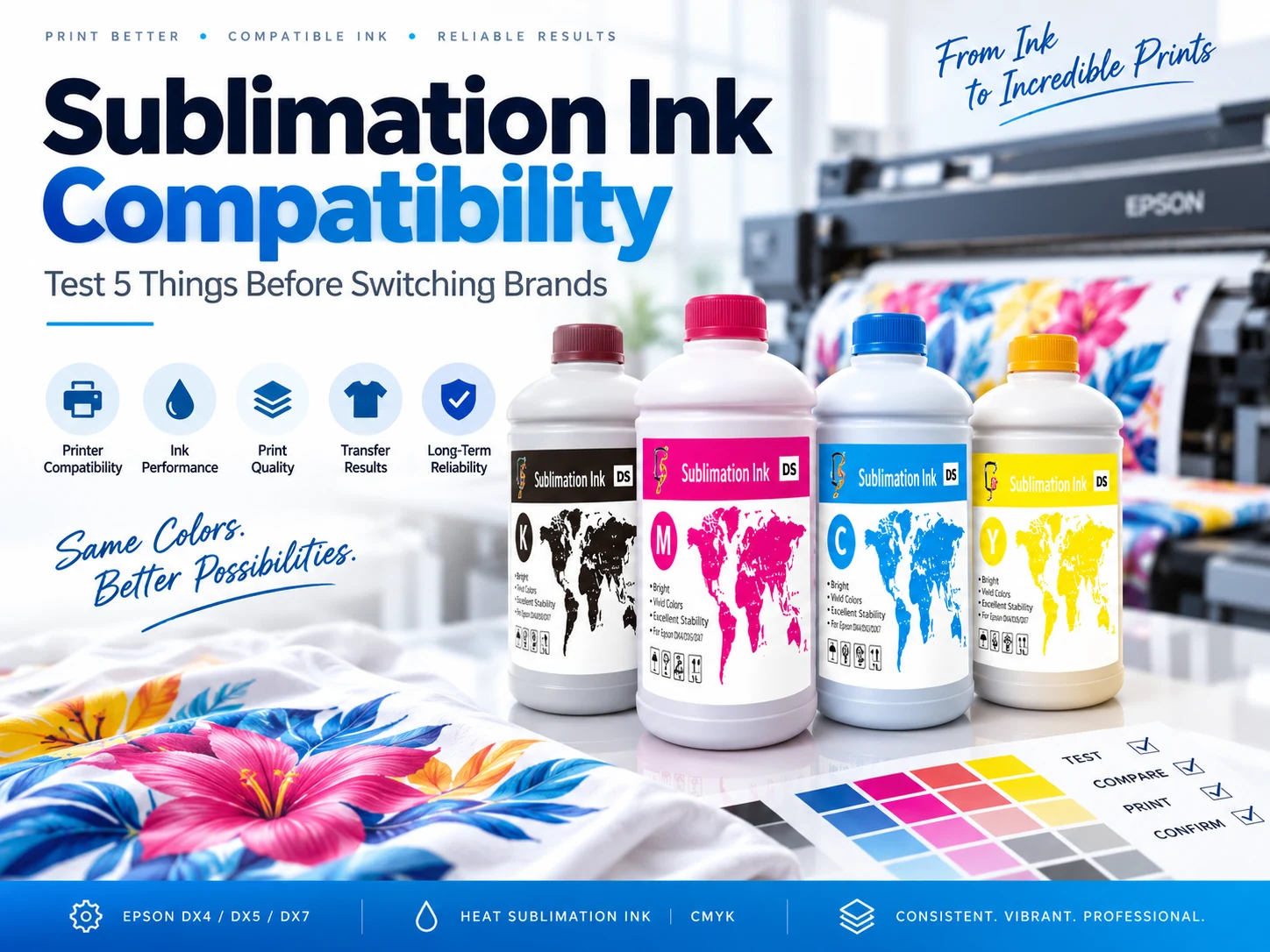 Sublimation Ink Compatibility_ Test 5 Things Before Switching Brands