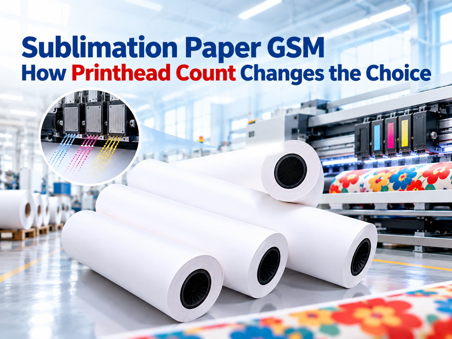 Sublimation Paper GSM_ How Printhead Count Changes the Choice