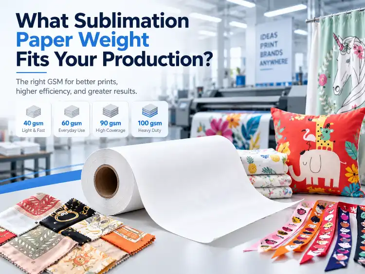 Quel grammage de papier de sublimation convient à votre production ?