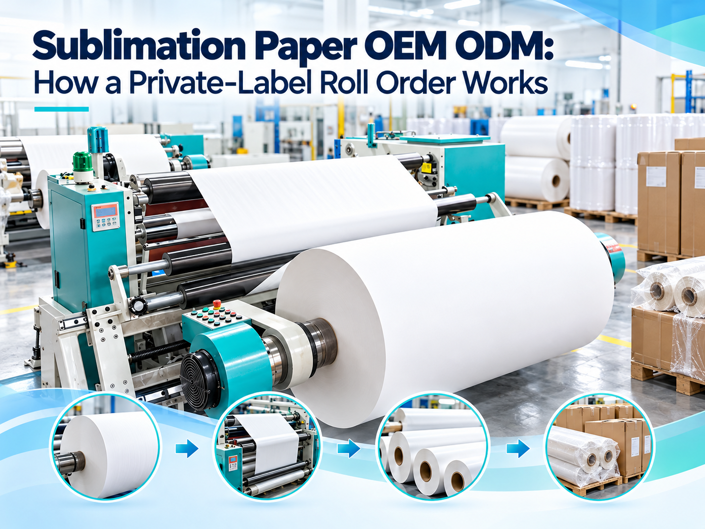 Sublimation Paper OEM ODM_ How a Private Label Roll Order Works