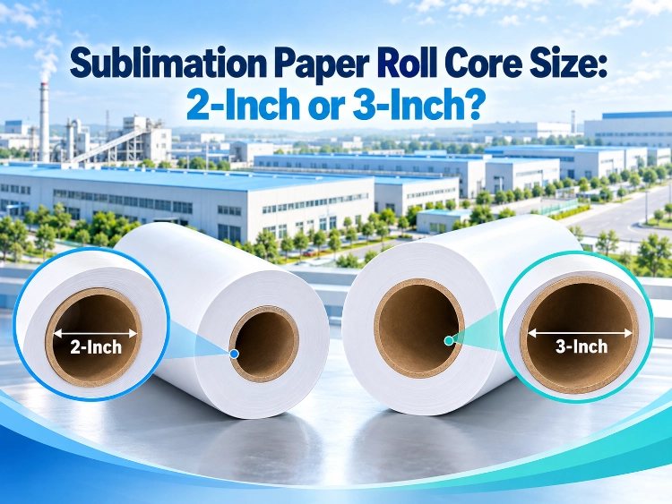 Sublimation Paper Roll Core Size_ 2 Inch or 3 Inch_