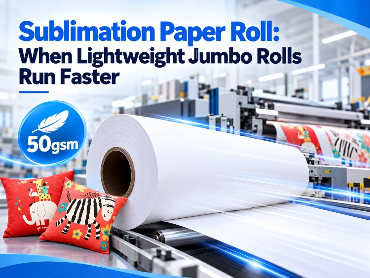Sublimation Paper Roll When Lightweight Jumbo Rolls Run Faster