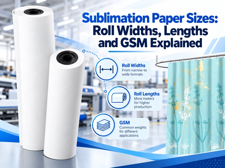 Sublimation Paper Sizes Roll Widths Lengths and GSM Explained