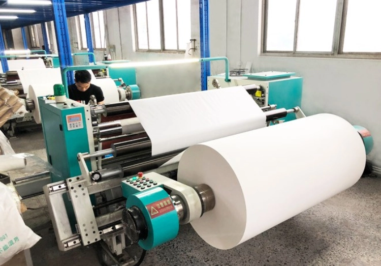 sublimation paper roll production workshop