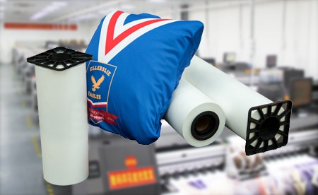 sublimation rolls with core caps