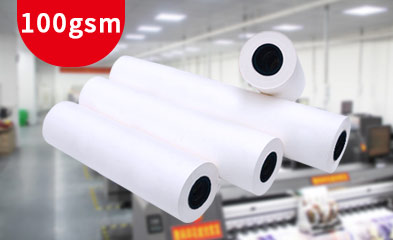100gsm Fast Dry Sublimation Paper Roll for polyester fabric