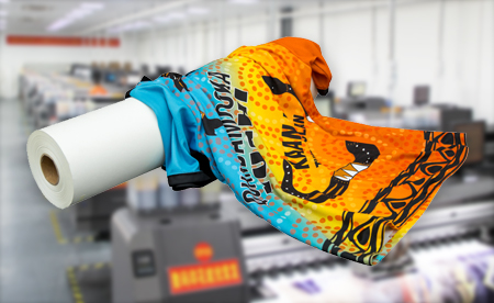 60gsm Fast Dry Sublimation Paper Roll for polyester fabric