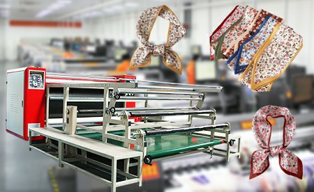 High Speed 1000mm Roll Poly Textile Heat Transfer Machine For Poly Fabric Digital Printing