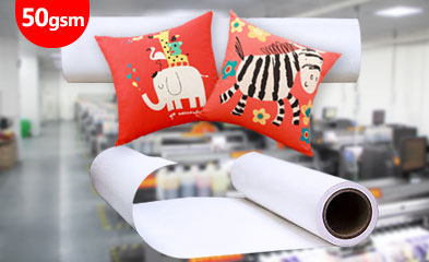 50gsm Factory Supply High Quality Jumbo Roll Sublimation Paper