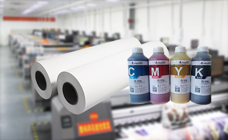 60gsm Fast Dry Sublimation Paper Roll for polyester fabric