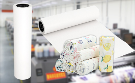 90gsm Fast Dry Sublimation Paper Roll for polyester fabric