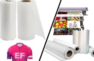 The difference of sublimation paper and DTF film