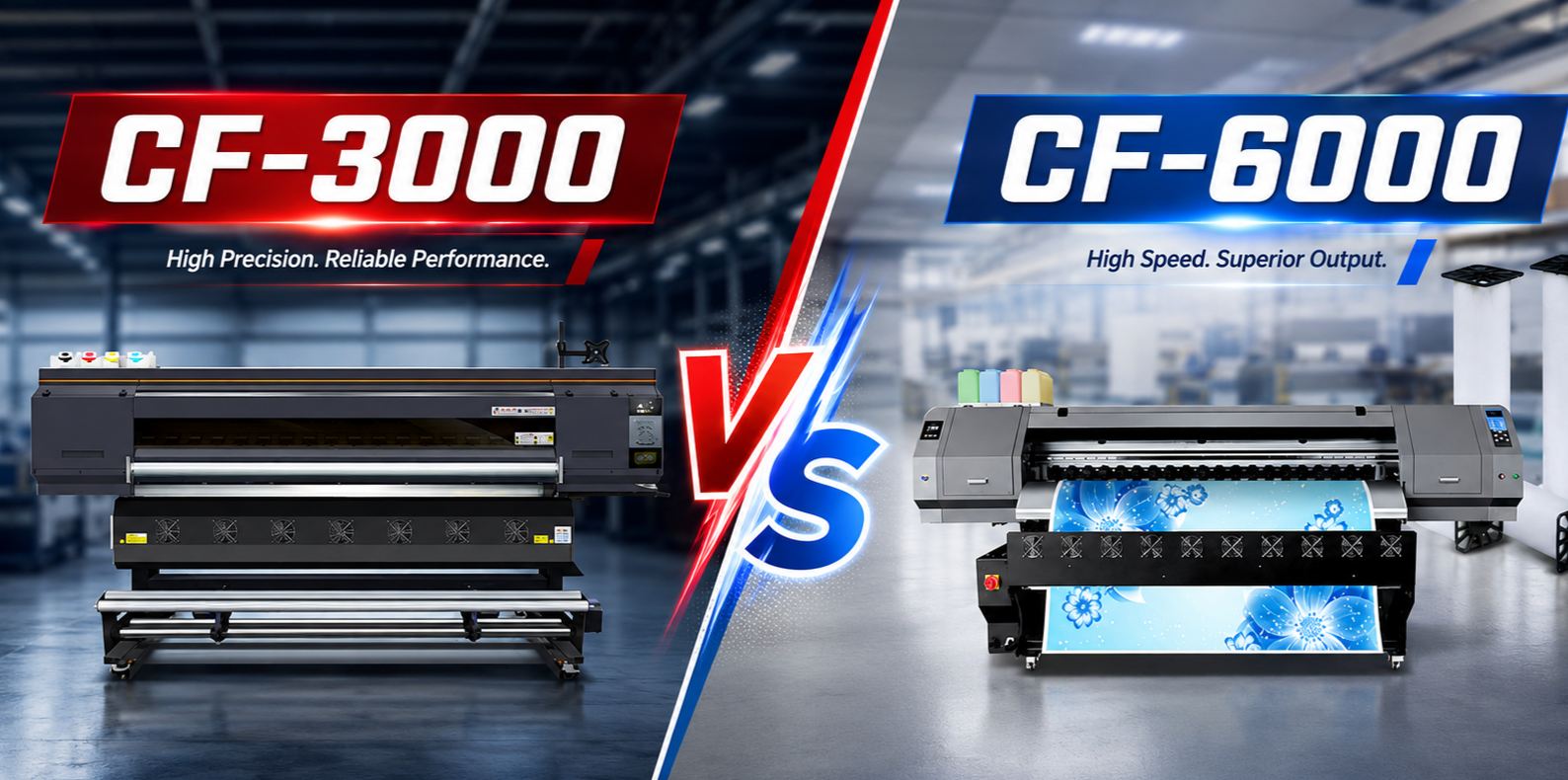 CF-3000 vs. CF-6000 Sublimation Printers: Which Line Fits