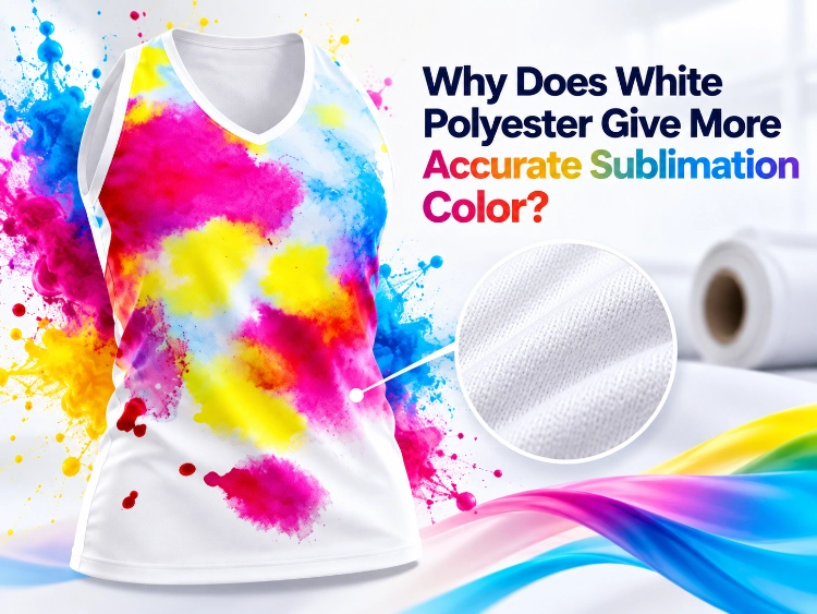 Pourquoi le polyester blanc donne-t-il des couleurs de sublimation plus précises ?