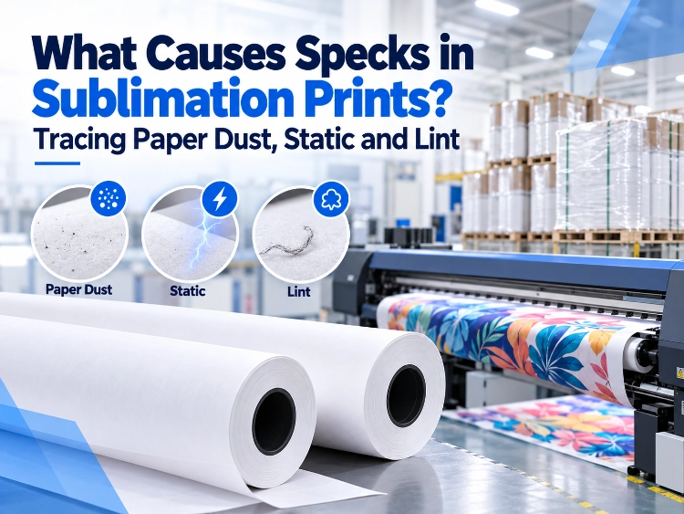 What Causes Specks in Sublimation Prints? Tracing Paper Dust, Static and Lint